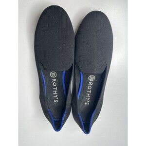 Rothy's Black Round Toe Flats Shoes Comfort Slip On Loafer Women’s Size 10